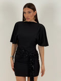Olivia | Vestido Corto Brillante