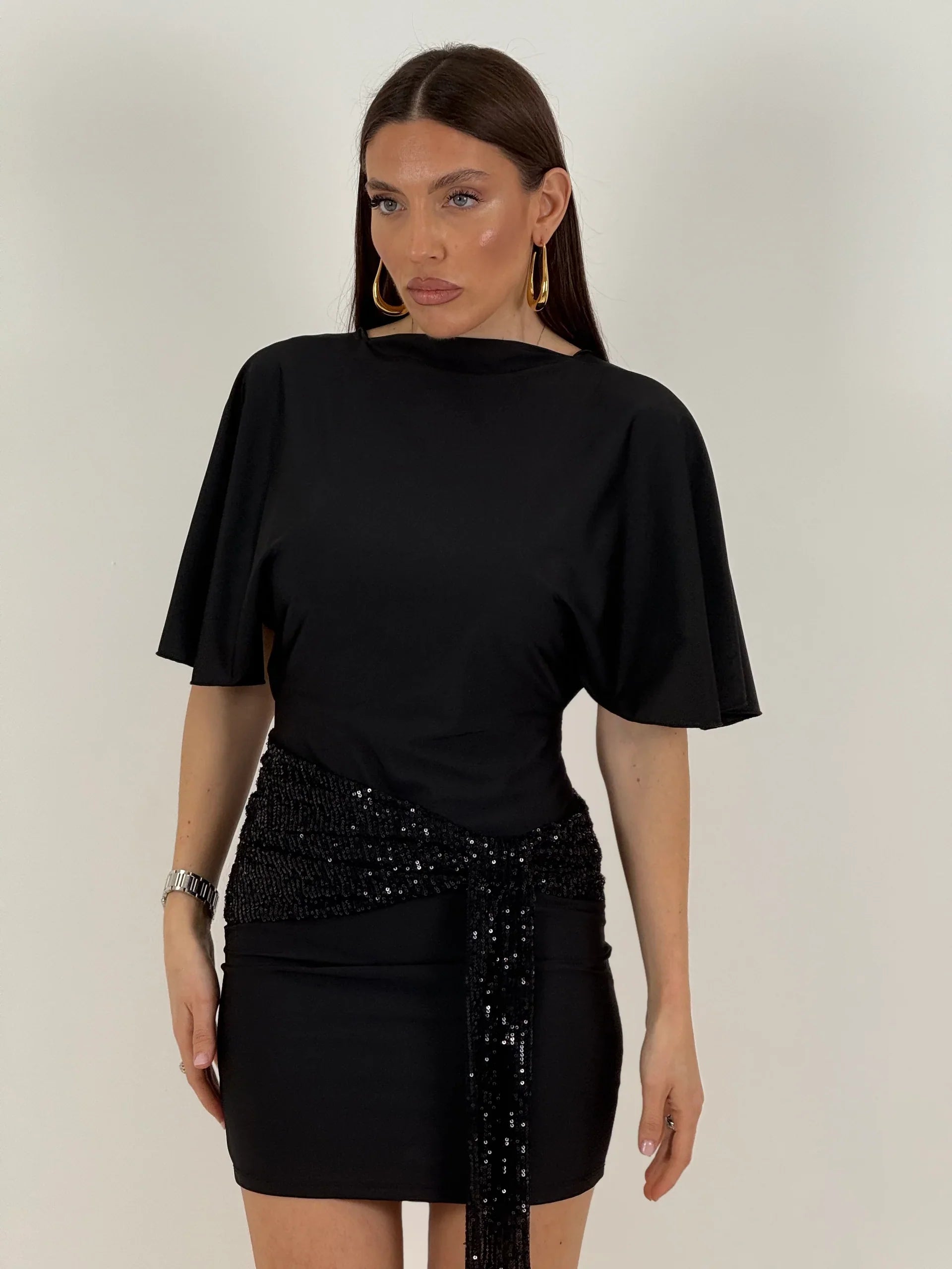 Olivia | Vestido Corto Brillante