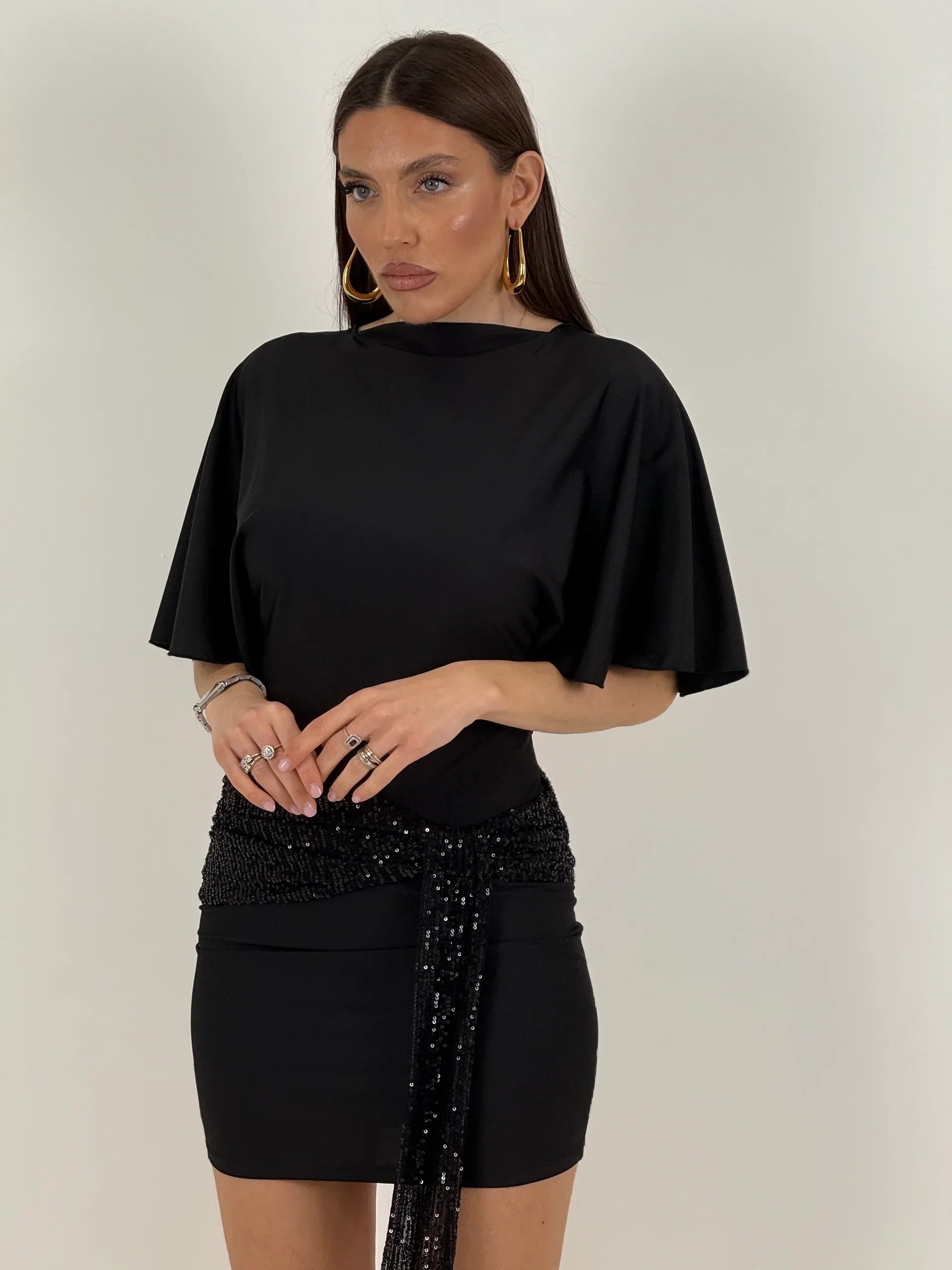 Olivia | Vestido Corto Brillante