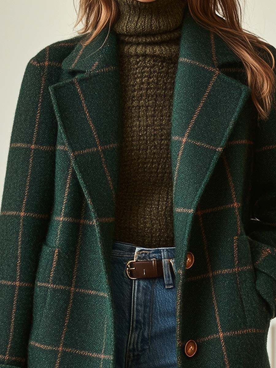 Lucrecia | Abrigo de Tweed Clásico