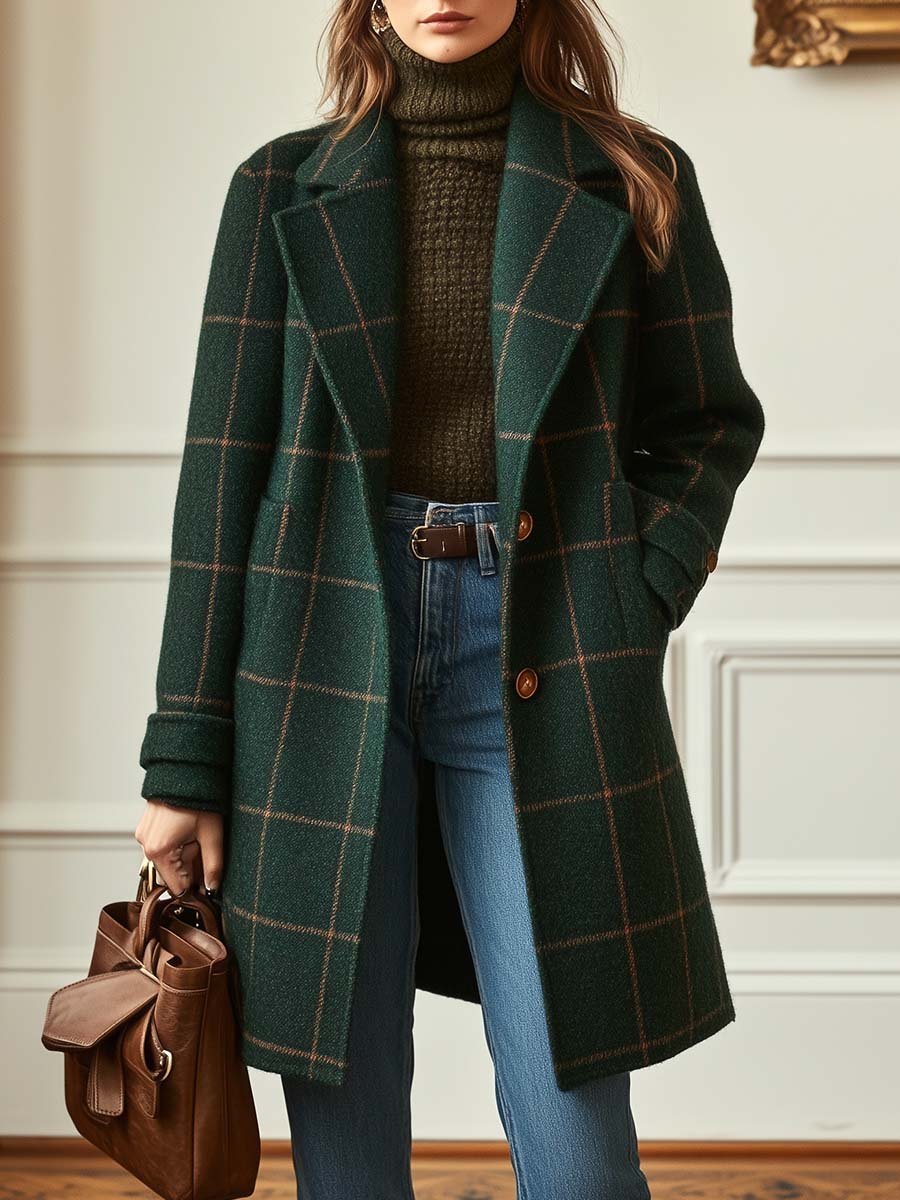 Lucrecia | Abrigo de Tweed Clásico