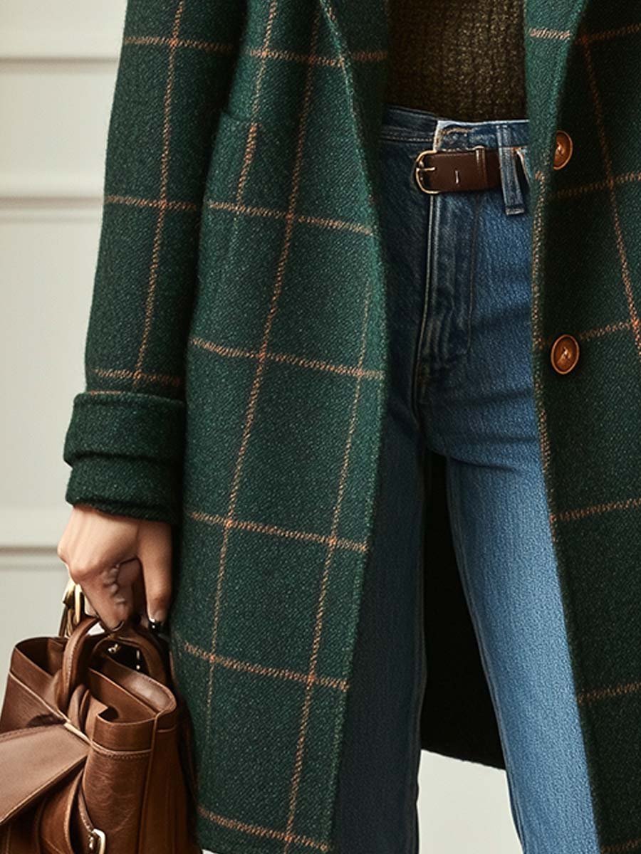 Lucrecia | Abrigo de Tweed Clásico