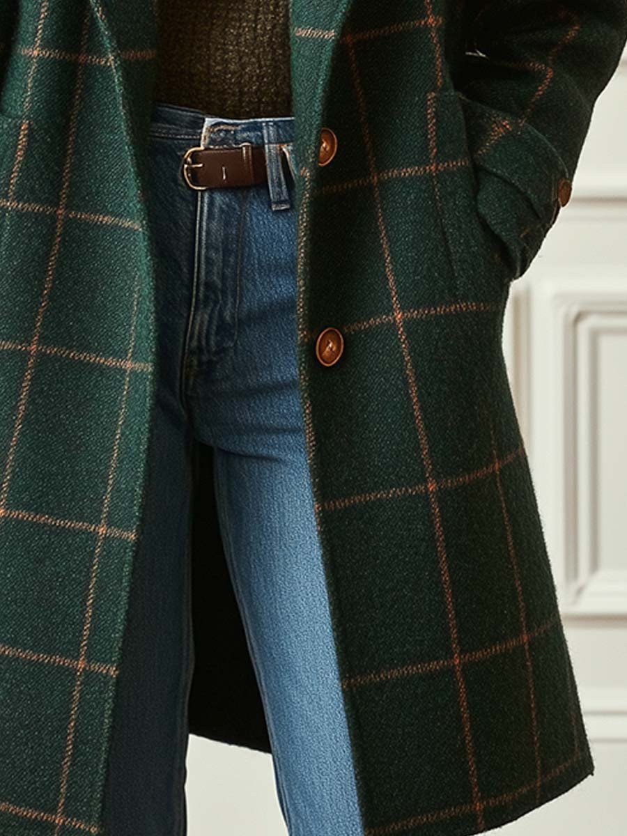 Lucrecia | Abrigo de Tweed Clásico