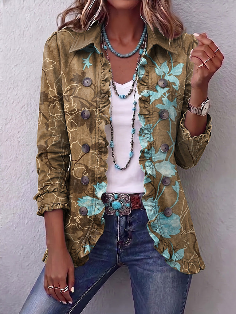 Tamara | Chaqueta Floral Romántica